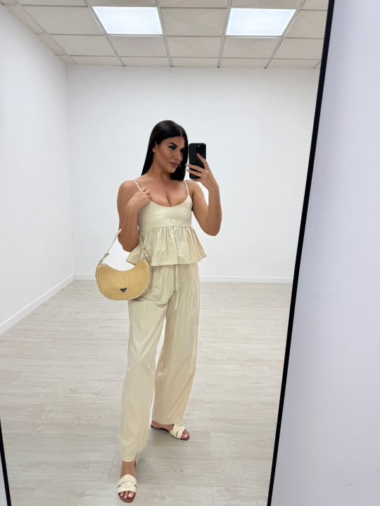 CONJUNTO PARACHUTE BEIGE